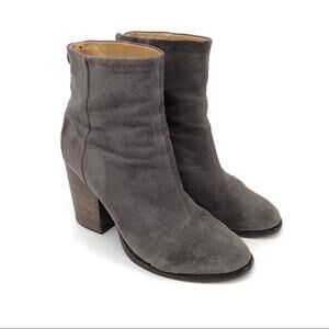 RAG & BONE Ashby Ankle High Boot Suede Grey 37.5